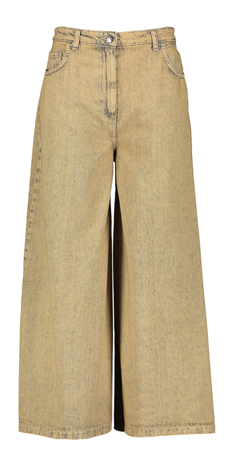 Beige loose fit jeans Rinascimento