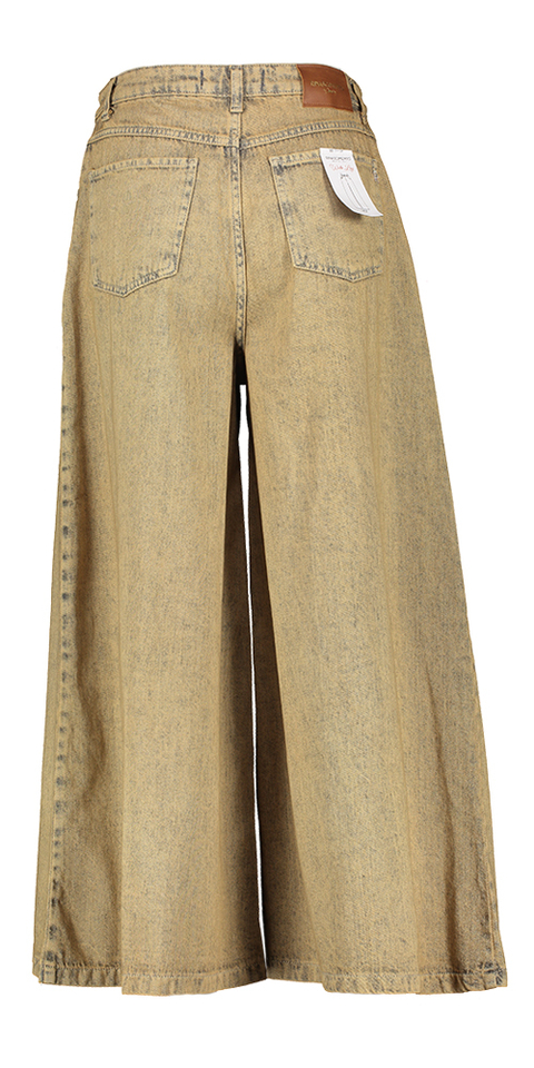 Beige loose fit jeans Rinascimento