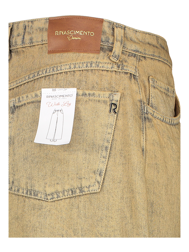 Beige loose fit jeans Rinascimento