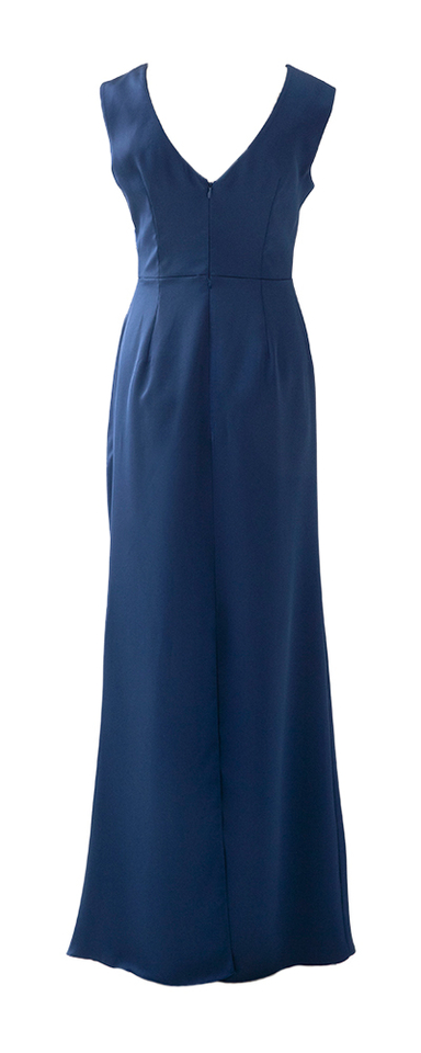 Blauwe feestelijke glanzende jurk Rinascimento 