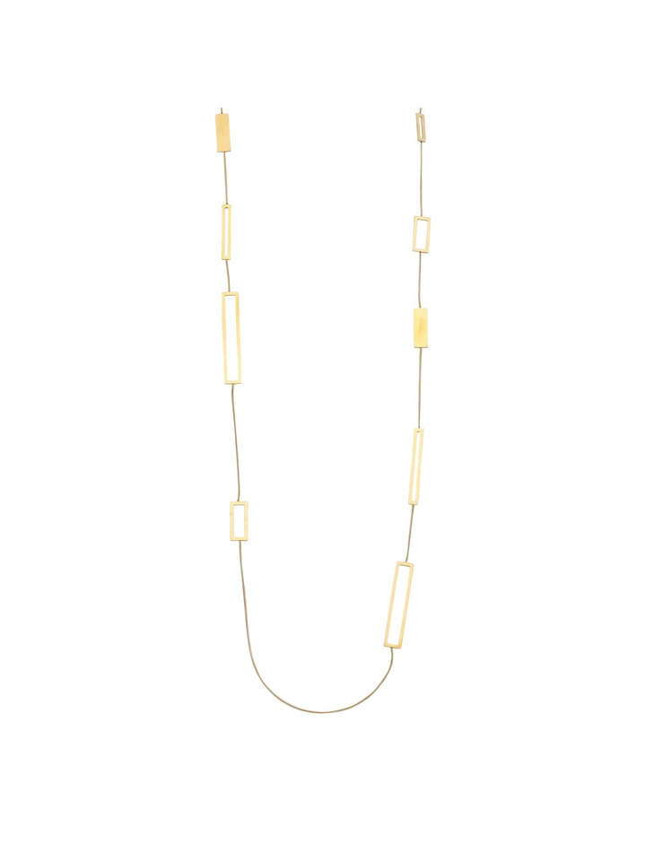 Gouden ketting Glitter lang Les Cordes 