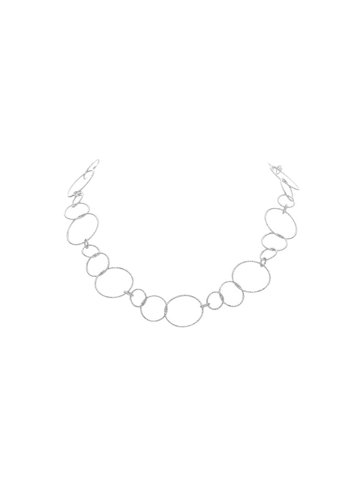 Zilver ketting Daiman kort Les Cordes 