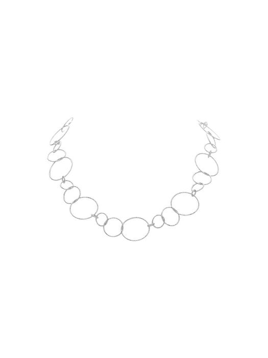 Zilver ketting Daiman kort Les Cordes