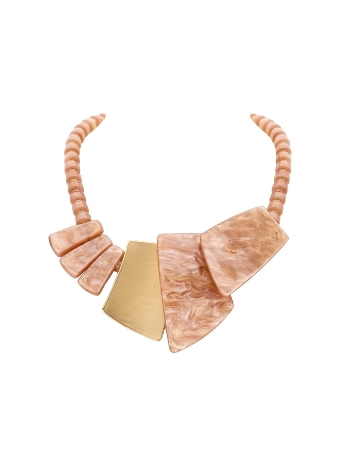 Beige ketting Kilian kort Les Cordes 