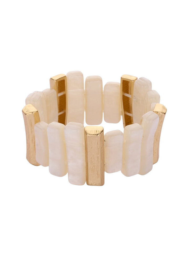 Ecru armband Konnor AB Les Cordes 