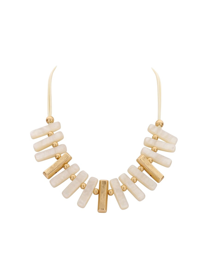 Ecru ketting Konnor kort Les Cordes