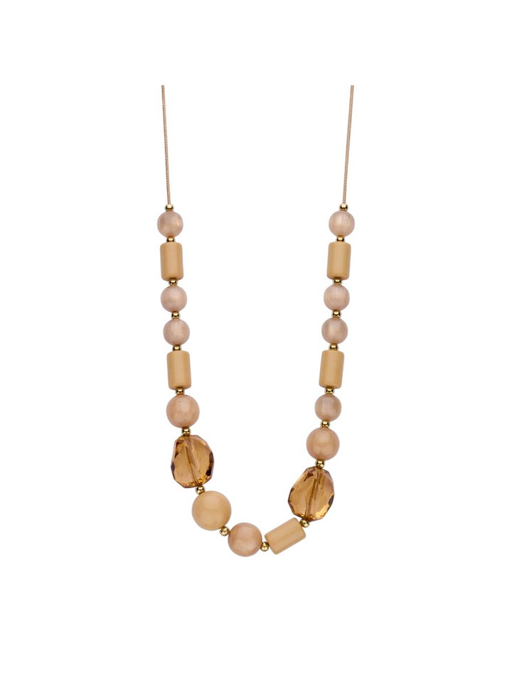 Beige ketting Kasper lang Les Cordes 