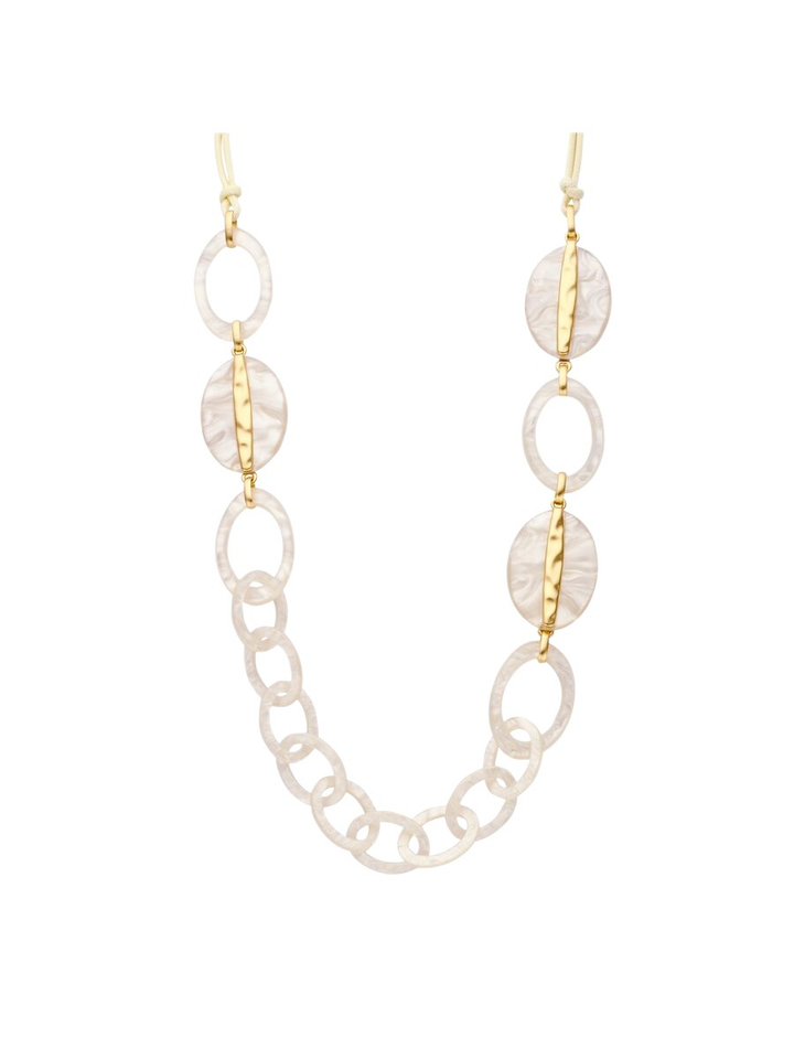 Ecru ketting Klaus lang Les Cordes 