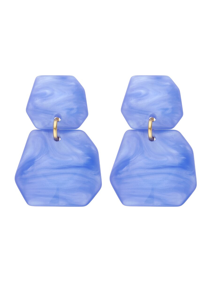 Blauwe oorbellen Koralie OB Les Cordes 