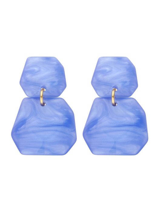 Blauwe oorbellen Koralie OB Les Cordes