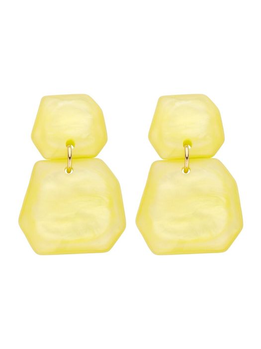 Gele oorbellen Koralie OB Les Cordes