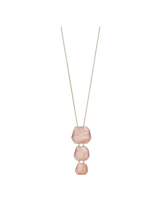 Beige ketting Koralie lang Les Cordes