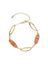 Goud met oranje armband Macao AB Les Cordes 