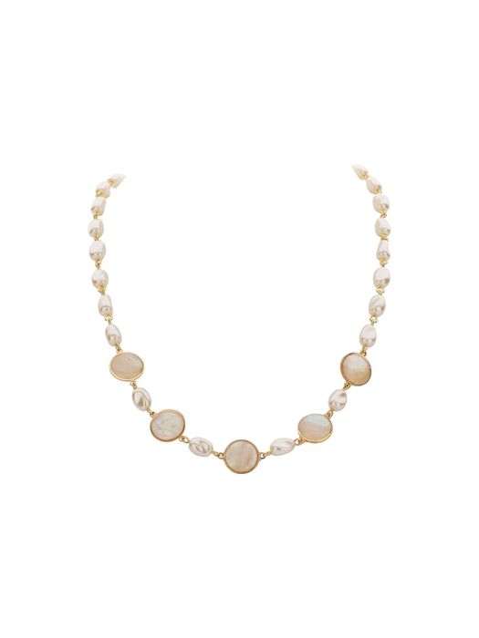 Wit ketting Derry kort Les Cordes