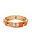 Multi oranje armband met brede schakels Owain AB Les Cordes 
