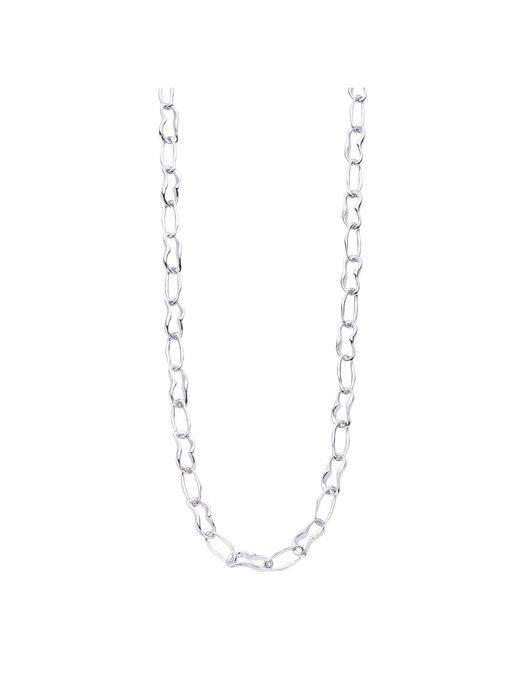 Zilveren ketting lang Detroit Les Cordes