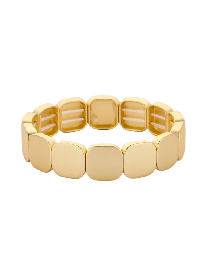 Gouden mat armband CAB71 Les Cordes