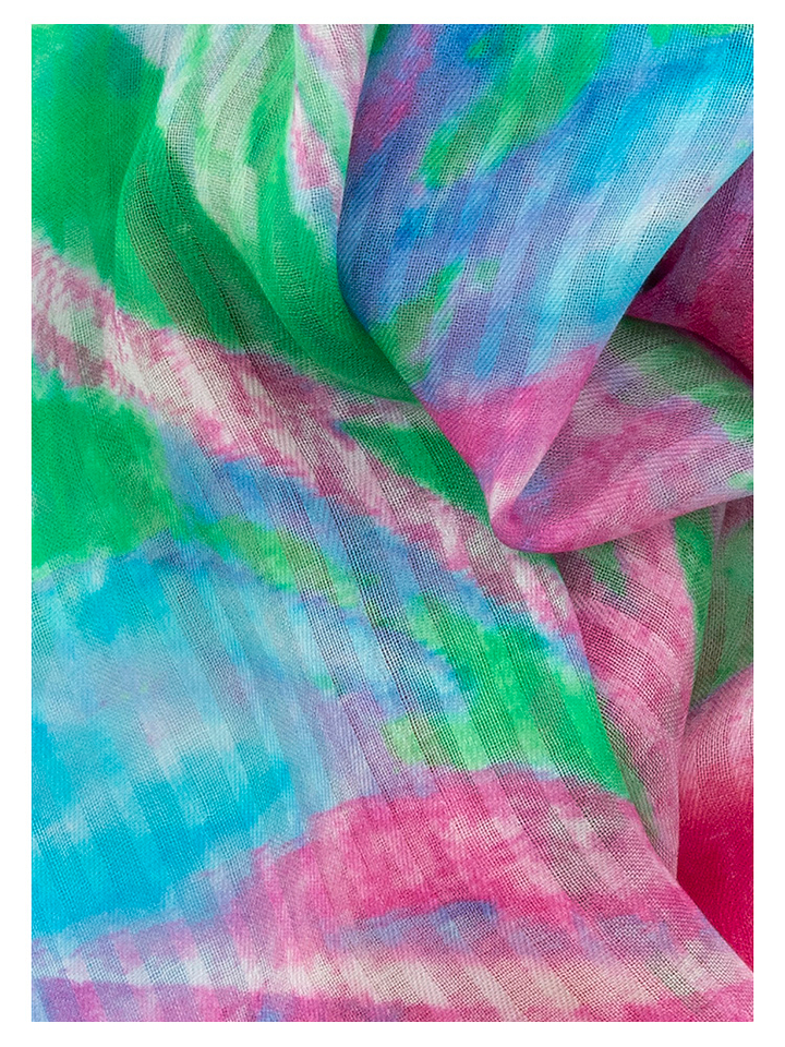 Multicolor sjaal Les cordes