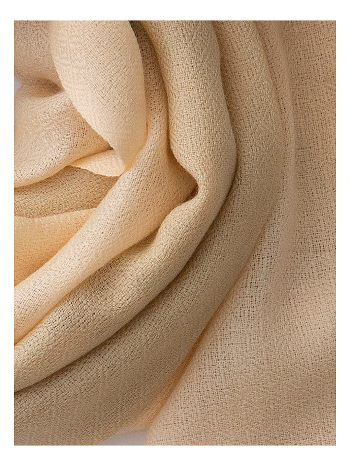 Beige sjaal Les Cordes