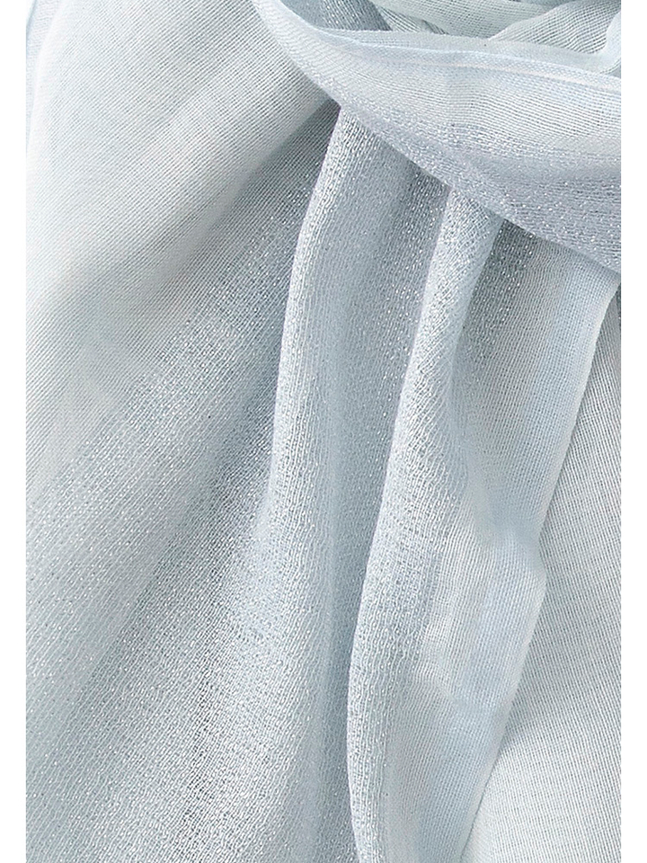 Lichtblauwe sjaal Les Cordes 