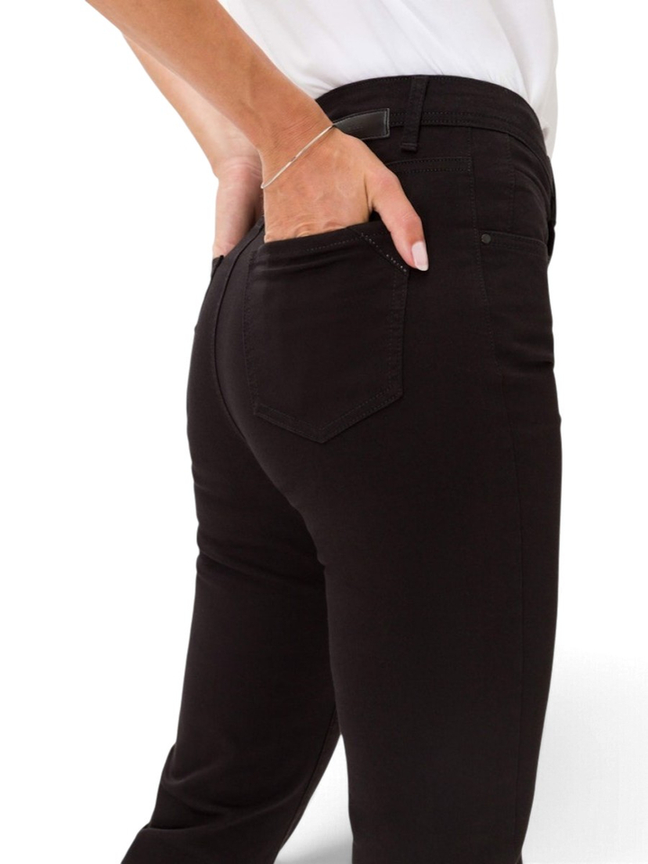 Zwarte straight jeans Brax