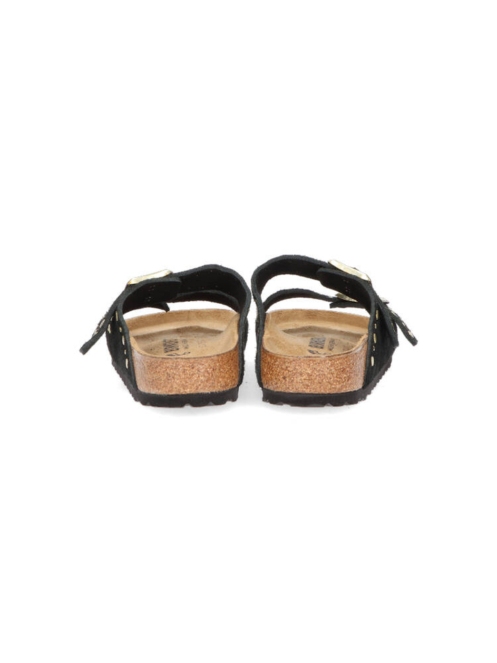 Zwart Arizona rivet suede leather Birkenstock 