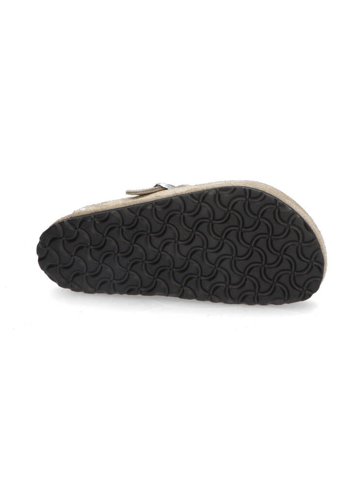 Taupe Boston rivets suede leather Birkenstock 