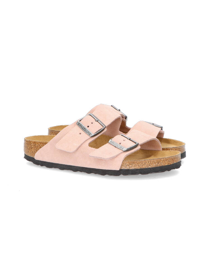 Pink clay Arizona suede leather uni Birkenstock 