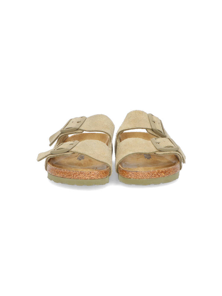 Faded kaki Arizona suede leather Birkenstock 