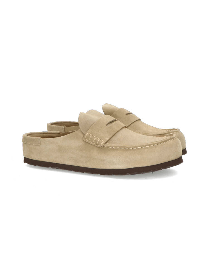 Taupe naples wrapped sude Birkenstock 