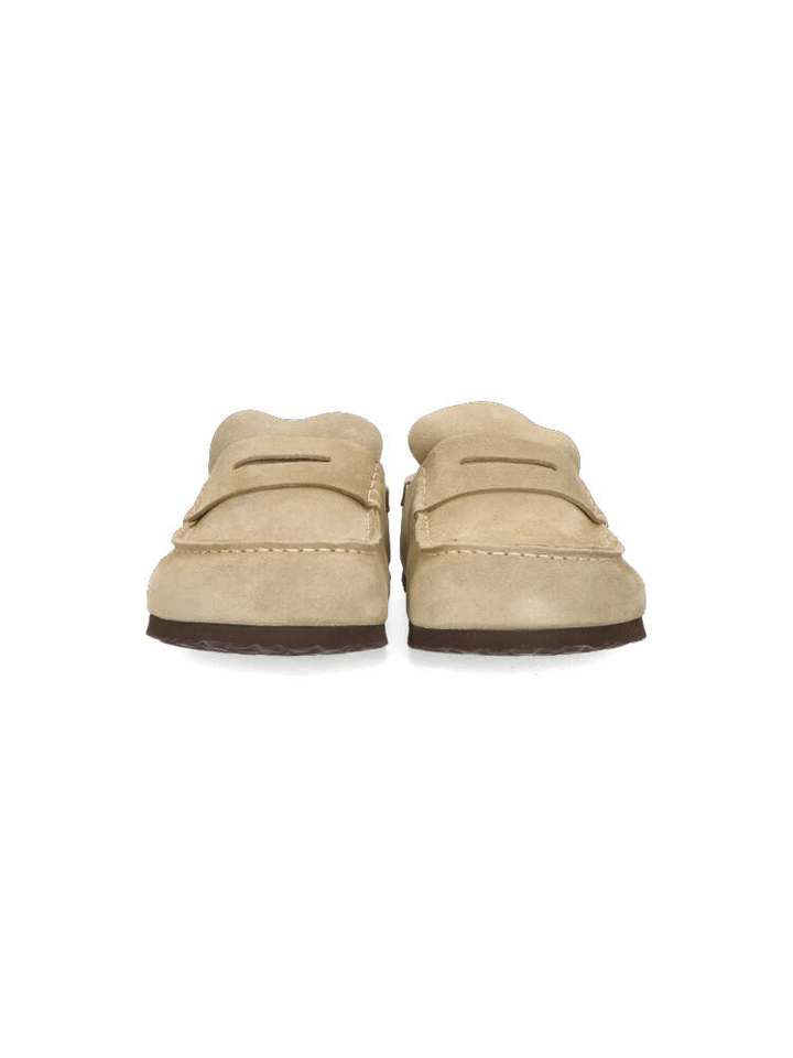 Taupe naples wrapped sude Birkenstock 