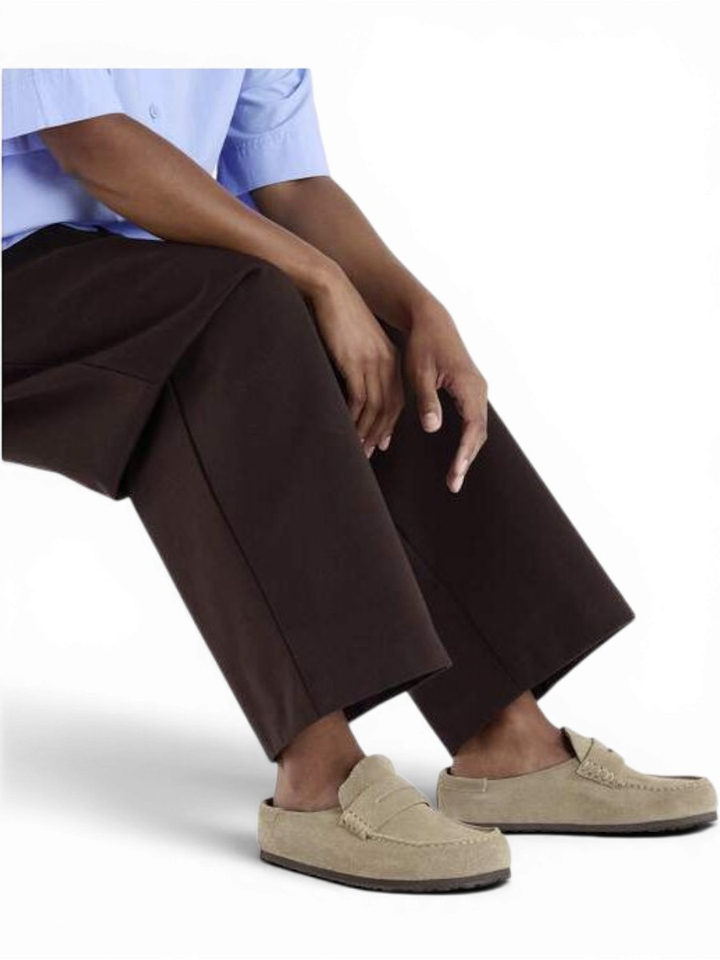 Taupe naples wrapped sude Birkenstock 