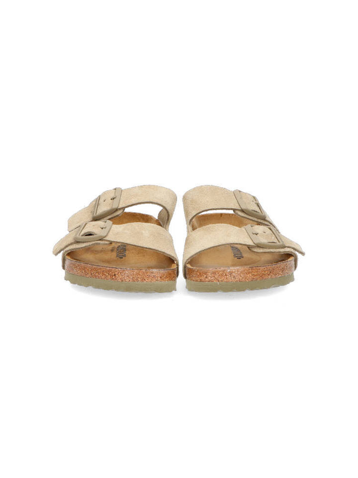 Faded kaki Arizona suede leather Birkenstock 