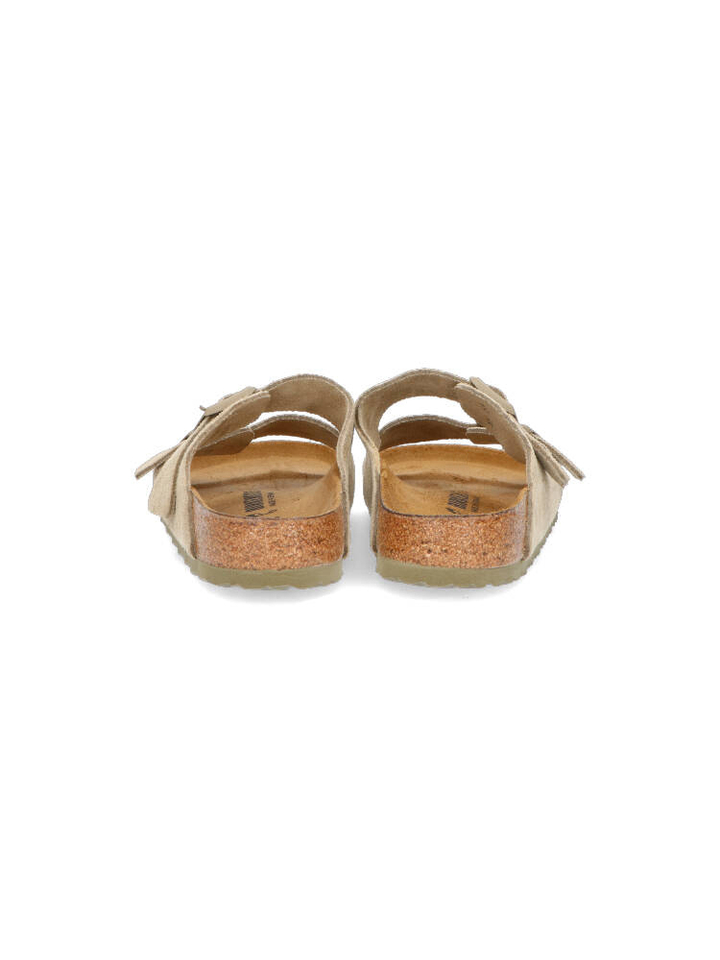 Faded kaki Arizona suede leather Birkenstock 