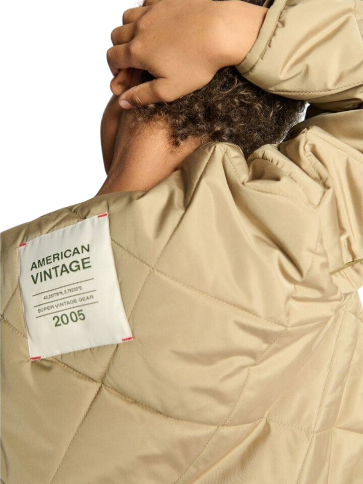 Bruine puffer jacket American Vintage