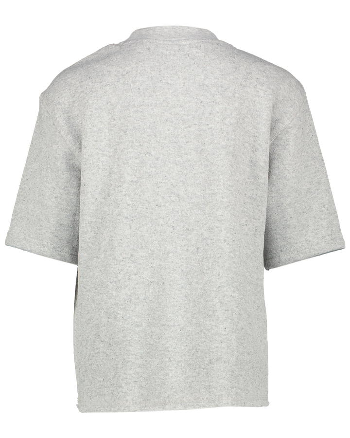 Grijze sweater met korte mouwen American Vintage 