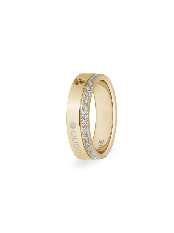 Goud basic ring San Remo Qudo
