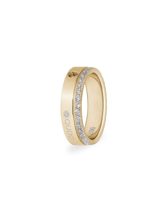 Goud basic ring San Remo Qudo