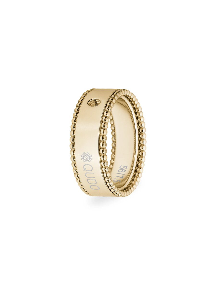 Goud basic ring Punto Qudo