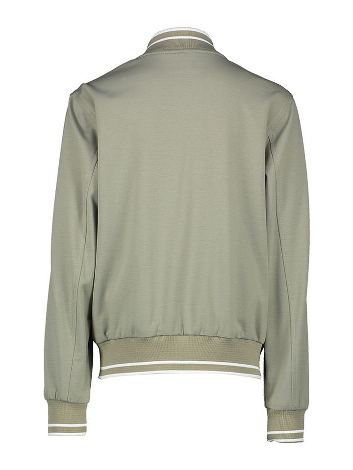 Groene bomber met streep detail Red Limit