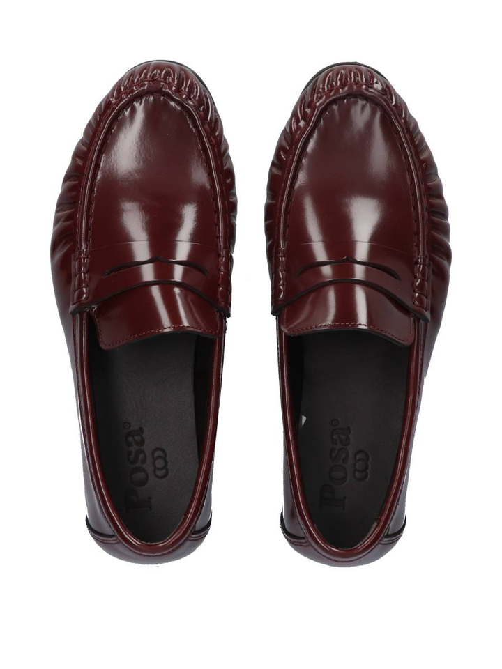 Bordeaux kleurige loafer Penny Loafer Posa 