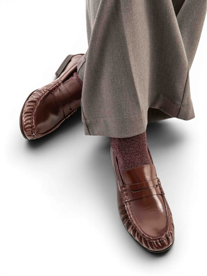 Bordeaux kleurige loafer Penny Loafer Posa