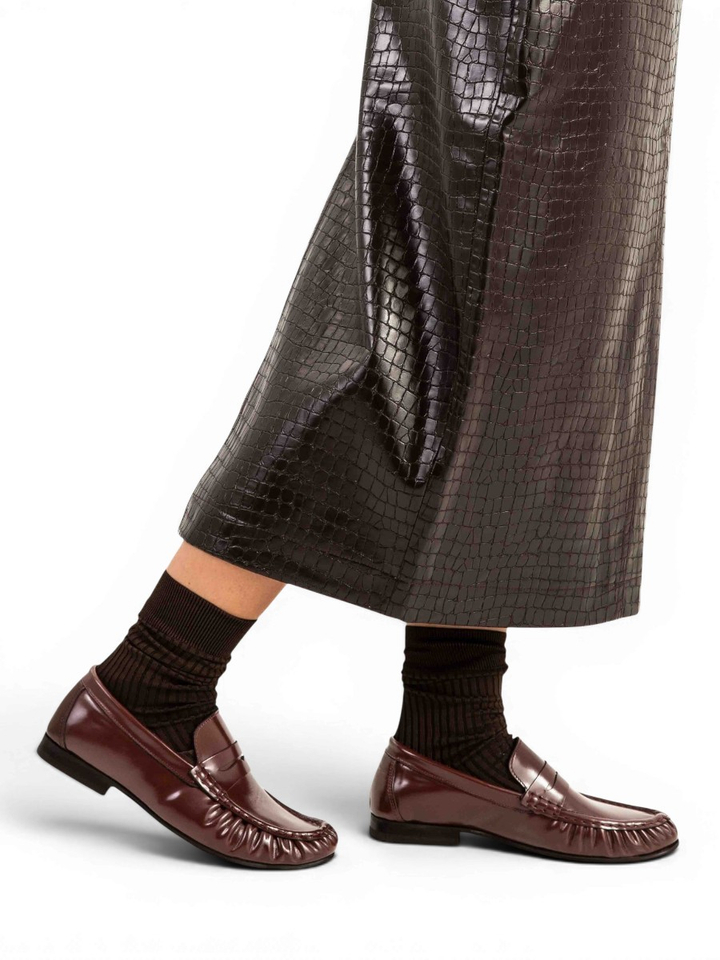 Bordeaux kleurige loafer Penny Loafer Posa