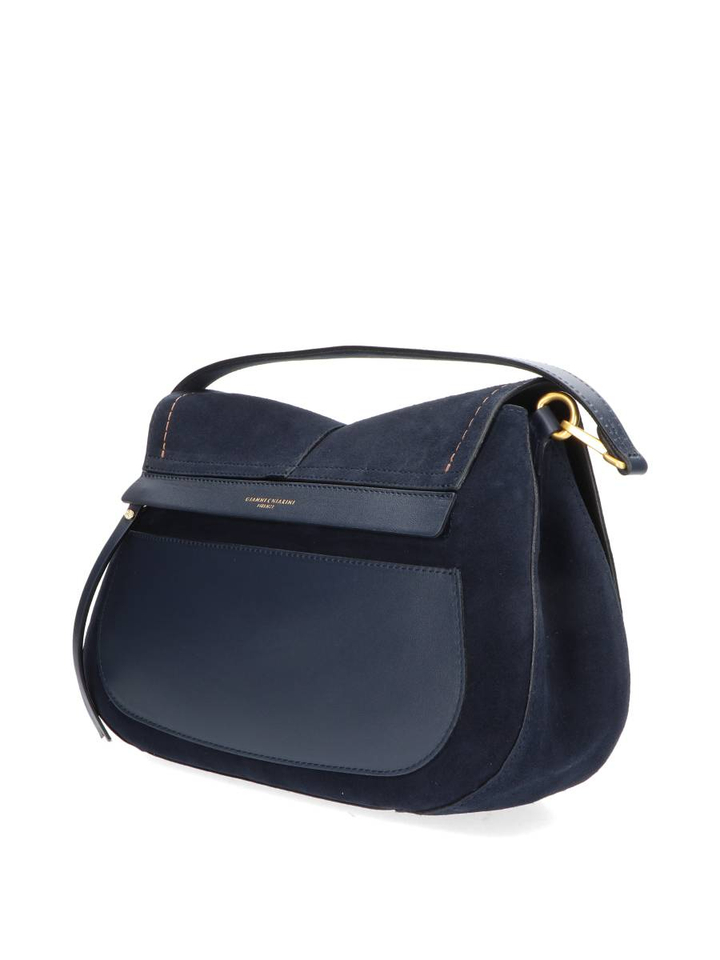 Donkerblauwe handtas Helena Round Gianni Chiarini
