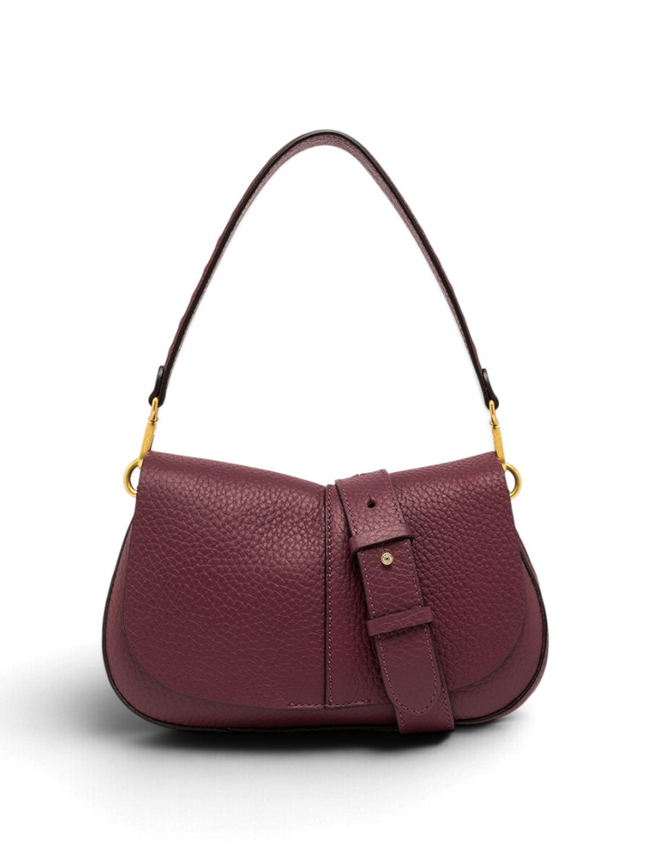 Bordeaux lederen handtas Helena Round Gianni Chiarini 