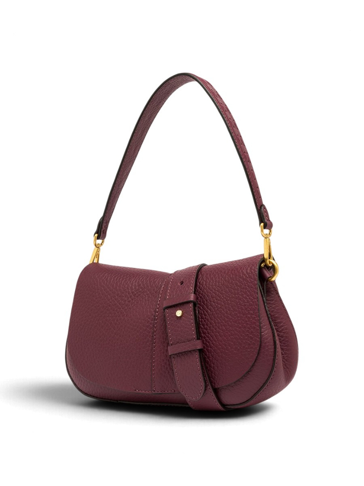 Bordeaux lederen handtas Helena Round Gianni Chiarini 
