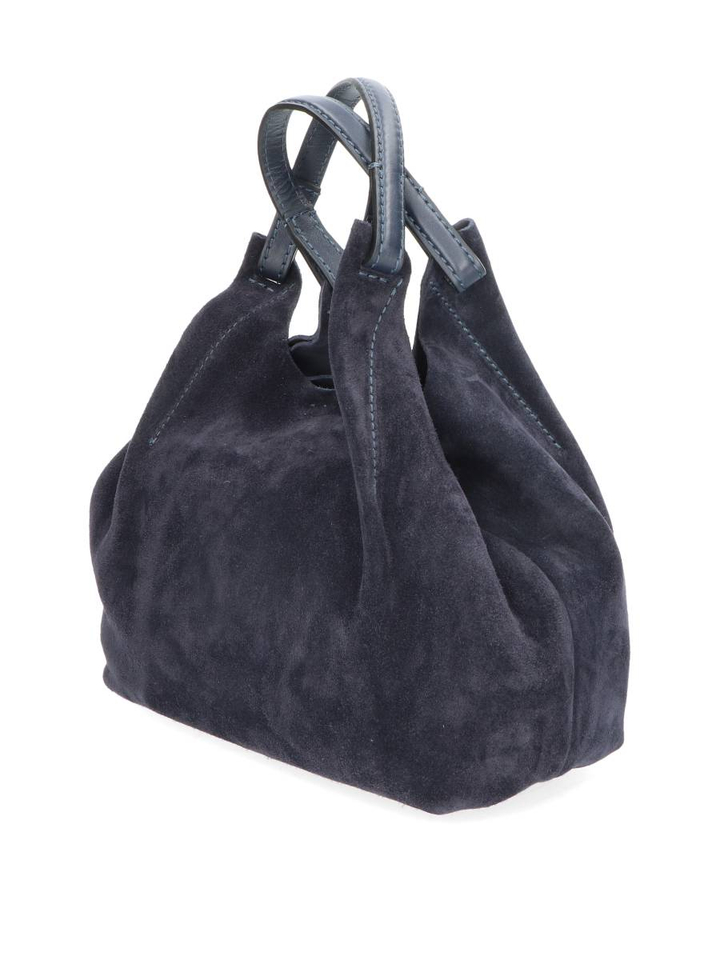Blauwe handtas in suede Gianni Chiarini