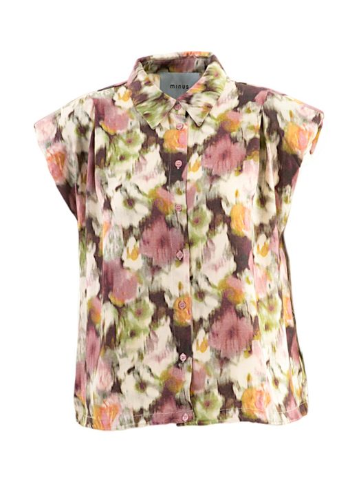Multi-color bloes met print Nadia Minus