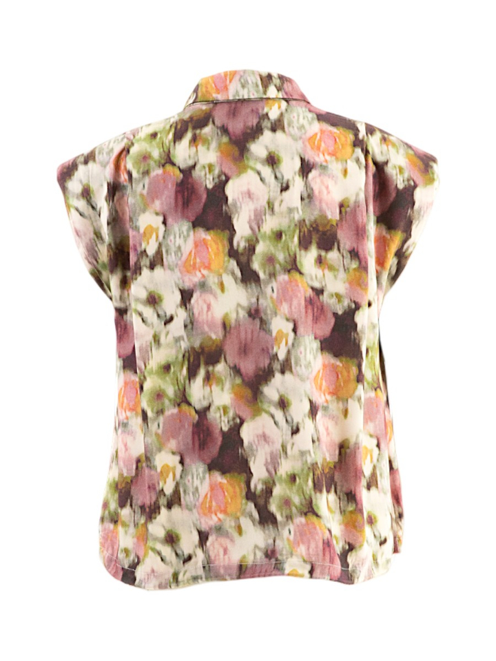 Multi-color bloes met print Nadia Minus
