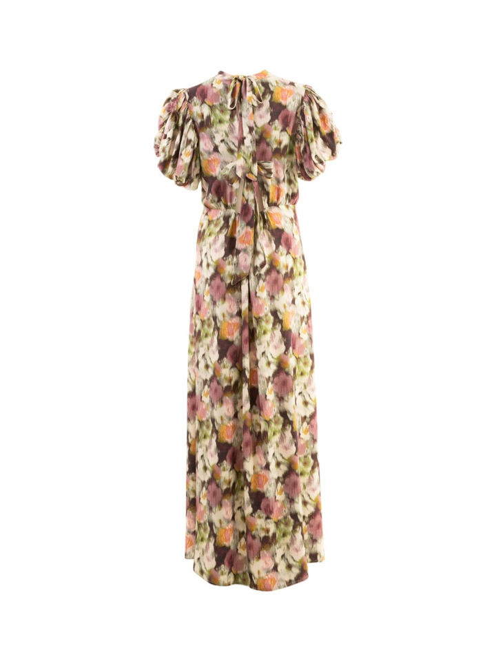 Multi-color jurk met print Nadia Maxi Minus